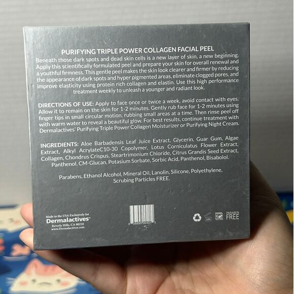 Dermalactives Purifying Triple Power Collagen Facial Peel - Picture 4 of 11